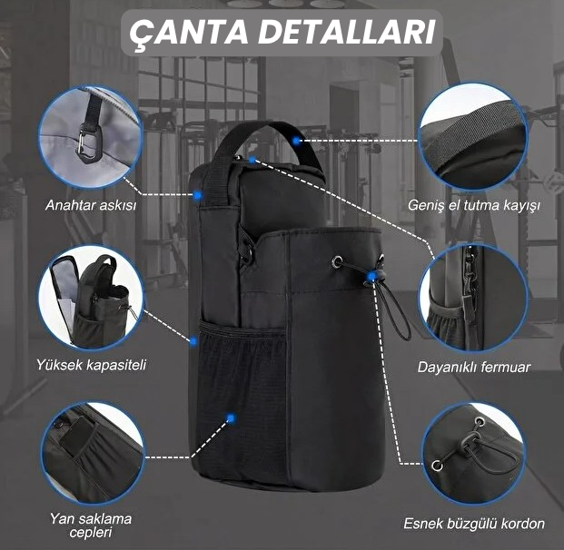 Maqnitli İdman Çantası